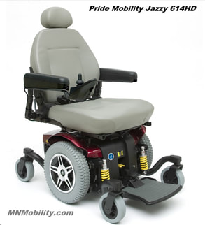 Pride Mobility Jazzy 614HD power wheelchair