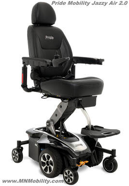 Pride Mobility Jazzy Air 2.0 power wheelchair